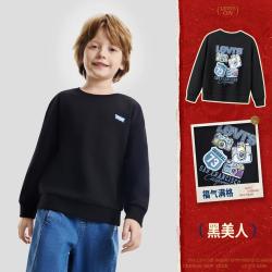 Levi's 26春新品李维斯童装男女童卫衣中大童/小童套头上衣舒适卫衣