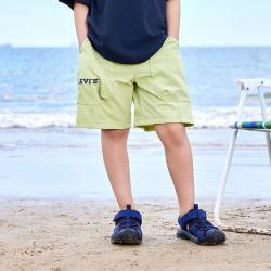 Levi's 线下同款男童夏薄款梭织短裤李维斯童装儿童裤子轻薄舒适宽松透气