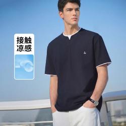navigare 意大利小帆船 春夏时尚微阔版短袖T恤男