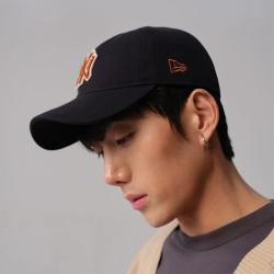 NEW ERA MLB棒球帽NY刺绣情侣弯檐帽软顶款潮