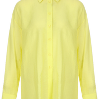 Massimo Dutti 女士翻领纯色长袖衬衫