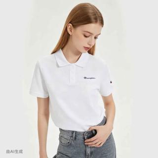 Champion 【纯棉翻领】女士短袖Polo衫 26春夏