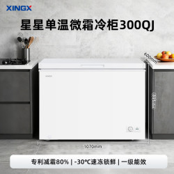 星星 减霜净味 冰柜  300L
