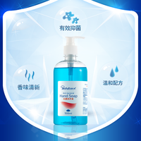 洁仕夫 500mlJesfull洁仕夫抗菌洗手液儿童家用清香抑菌水洗补充家庭装