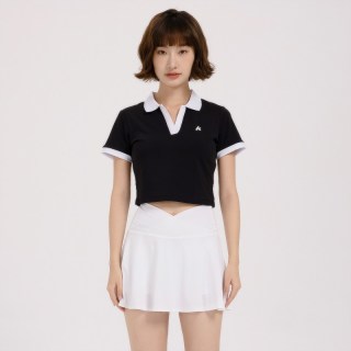 KAWASAKI 羽毛球短裙女运动防走光半身裙速干网球裙