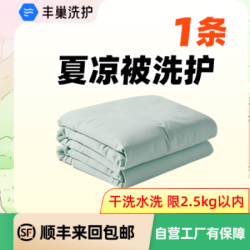 洗夏凉被1条杀菌除螨（限2.5kg以内）