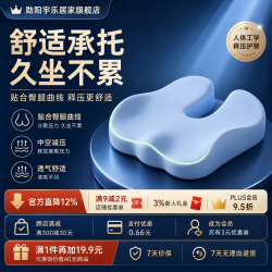勋阳宇乐 办公室尾椎减压座垫 蓝色