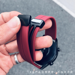 新款折叠扣适用华为手表GT4表带GT3软硅胶watch4/3pro磁吸22荣耀2