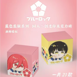  DODO-蓝色监狱系列同人二创迷你亚克力砖盲盒（D款+1）