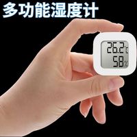 电子室内温湿度计高精准迷你卧室温度表壁挂式干湿显示检测仪