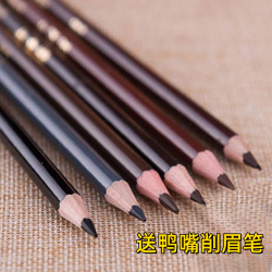 高档木杆眉笔铅笔式防汗持久不掉色新手学生卷笔刀易上色眉笔正品