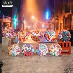 正版 非人哉有兽焉七周年系列马口铁徽章58mm吧唧胸针