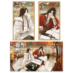 漫家动漫 漫家正版《天官赐福》动画 落笔山河收藏光栅吧唧展示卡