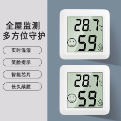 温度湿度计 迷你室内客厅温度计干湿一体家用温湿度计