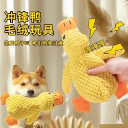 狗狗解压神器毛绒玩具大狗小狗通用发声磨牙耐咬自嗨宠物用品解闷