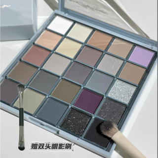 魔法色彩 GlamColour/魔法色彩25色暮野城邦眼影盘ins闪粉亮片