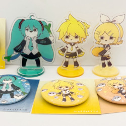 〔萨卡班甲魚〕初音未来同人周边 镜音铃 len画师稿件授权吧唧包邮