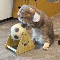 iosn 猫玩具猫抓球猫抓板耐磨不掉屑自嗨解闷猫咪猫爪剑麻球猫爬架cs