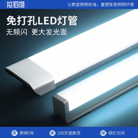 拉伯塔 led灯管吸顶灯全套一体化日光灯超亮节能光管车间照明长条灯1.2米