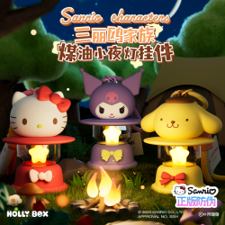 狼博旺 三丽鸥正版授权狼博旺库洛米凯蒂猫小夜灯氛围灯SP