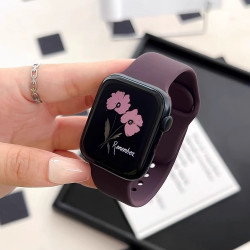 适用iwatch9硅胶se2苹果手表8表带applewatchultras9苹果手表表带