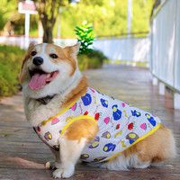 Tigerdog夏季新品卡通背心宠物法斗狗轻薄凉爽中小型犬巴哥衣服