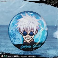 漫库 正版 咒术回战第二季系列周边 炫彩拉丝徽章五条悟