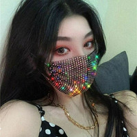 面纱女带钻欧美夏天薄款透气网红明星同款镶钻装饰洋气款时尚个性