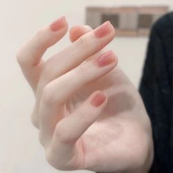 蜜桃裸色指甲油不可撕持久免烤快干防水2024新色冰透显白美甲油