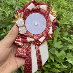 原创设计华丽吧唧托手工斜托尾徽章周边痛包装饰品白菜吧唧托现货