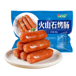 金锣 烤肠400g*5袋正宗肉肠香脆皮肠解馋休闲郊游台式