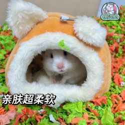 泡泡有球球 仓鼠棉窝冬天保暖用品金丝熊小窝躲避可爱棉花秋冬