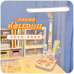 宿舍小台灯学习专用大学生卧室ins风学生儿童充电超长续航酷毙灯