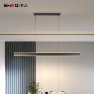 极简餐厅吊灯2026新款轻奢现代简约大气吧台餐厅灯餐桌灯中山灯具
