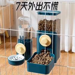 狗狗大容量宠物饮水机猫咪悬挂式自动喂水喂食器狗笼子猫喝水