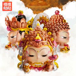 福福贴贴 本命大神·丙午马年十二生肖盲盒国潮手办
