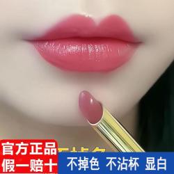 溥畔 黄皮肤不掉色不沾杯不脱色豆沙色口红定妆神器显白哑光