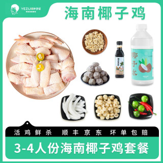 速食海南椰子鸡预制半成品套餐走地鸡顺丰/京东包邮