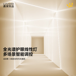 LUUGAA 无主灯/全光谱线性灯客餐厅预埋嵌入式高显指cob灯带灯槽