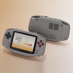 KONKR Pocket Advance 复古安卓掌机 MTK Helio G90T 经典横版复古迷你便携游戏掌机 传承灰 4G+64G