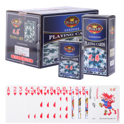 兄弟 正品兄弟001扑克牌10副批发纸牌整箱100副包邮纸牌加厚硬