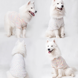 宠物衣服狗狗毛衣金毛中大型犬德牧哈士奇萨摩耶加厚两脚秋冬装潮