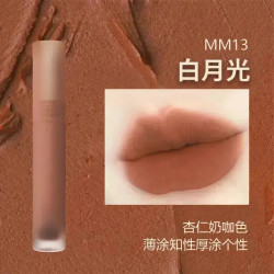 花清凡 慕斯唇泥MM13白月光哑光雾面秋冬唇釉显白奶咖色口红丝绒
