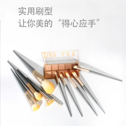 2025爆品蓝桥10支化妆刷套装散粉刷高光刷柔软眼影刷软毛学生初学