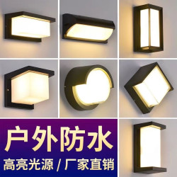 新款新中式户外防水壁灯大气楼梯上档次户外庭院轻奢感壁灯墙灯
