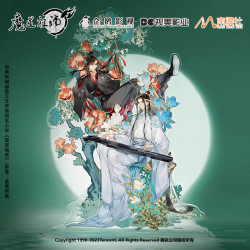 南漫社 正版 魔道祖师动画周边魏无羡蓝忘机林麓闻歌系列立牌摆件