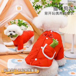 宠物狗衣服猫衣服冬季博美泰迪比熊衣服秋冬款