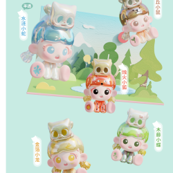 （本本）倒倒动物派对系列萌粒潮玩盲盒可爱摆件手办