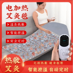 梦露仕 电加热艾灸毯艾绒床垫艾草电褥子热敷包家用-pd