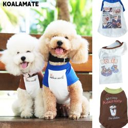 koalamate考拉伙伴狗狗夏季衣服薄款猫咪衣服夏天T恤透气衣服组合